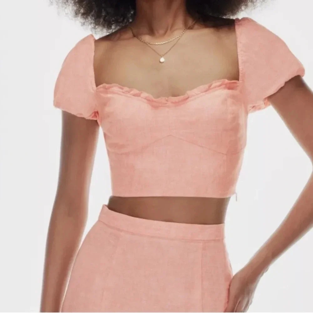WILFRED WANDER LINEN TOP